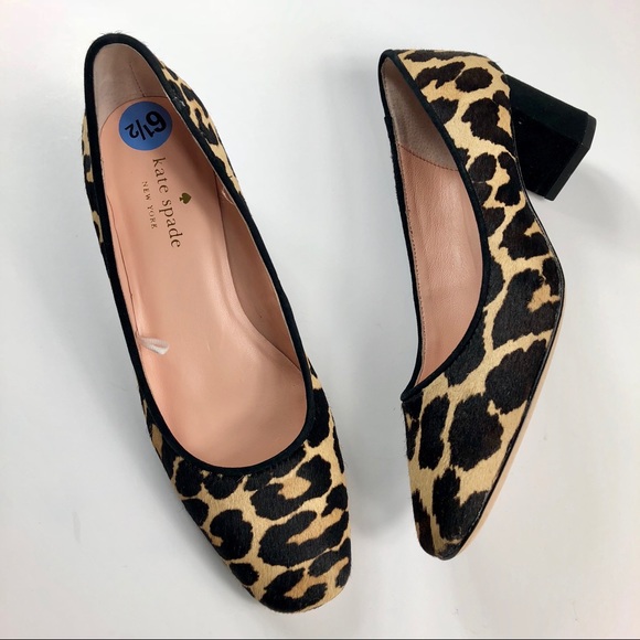 kate spade leopard print shoes
